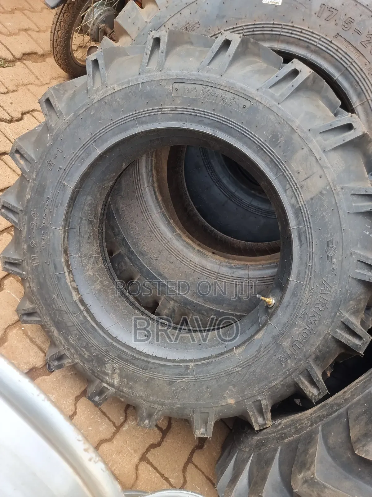 11.2-24 Armour Tyres for Tractor Infront.