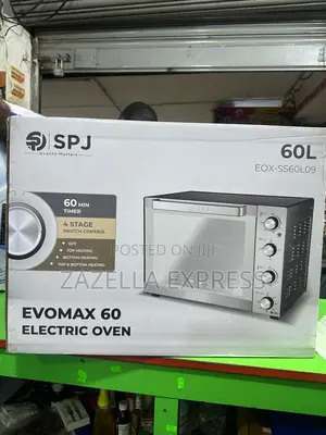 SPJ 60l Eletric Oven With 4 Stages Switch Control