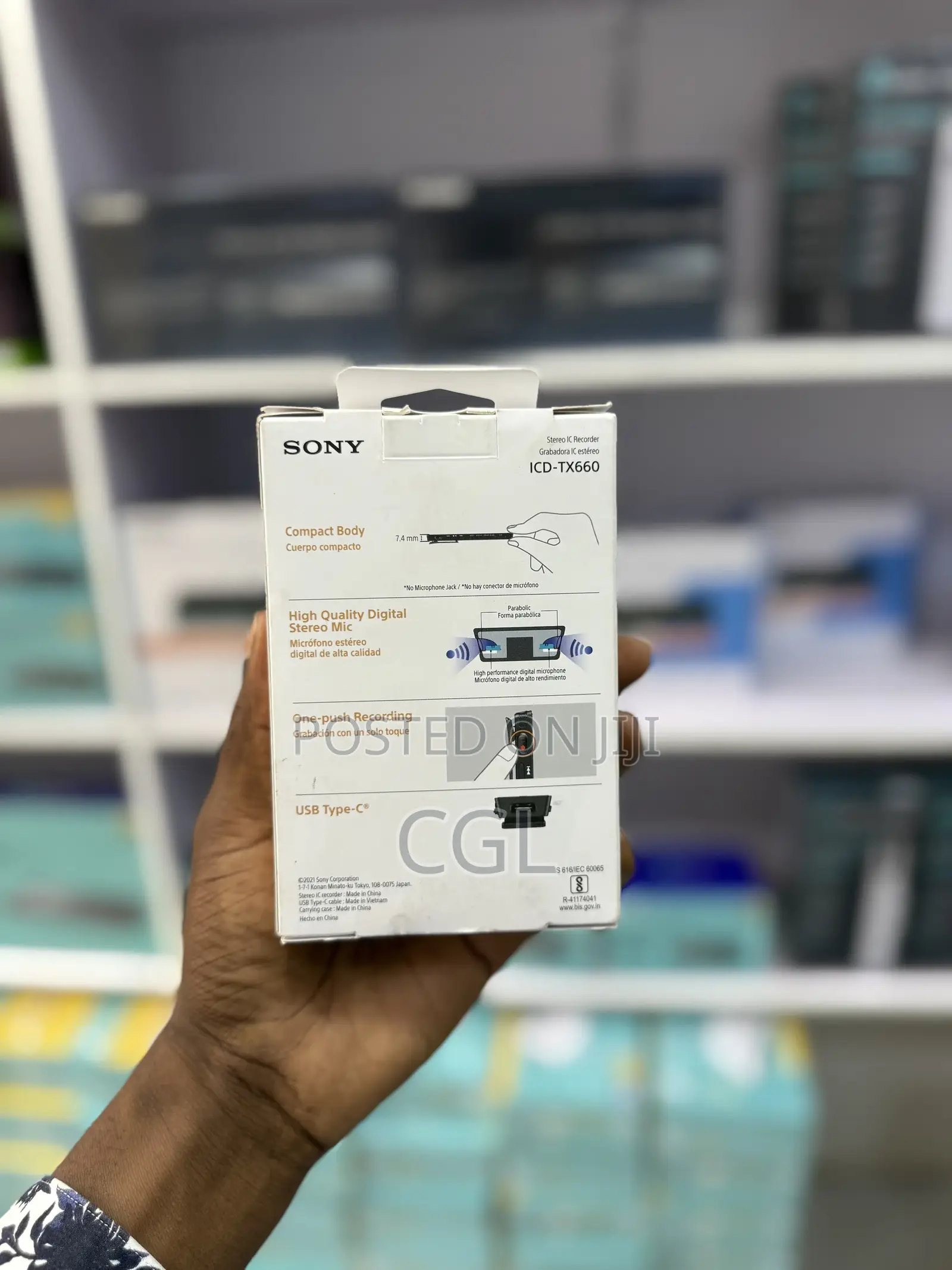 Sony Voice Recorder Ice-Tx660
