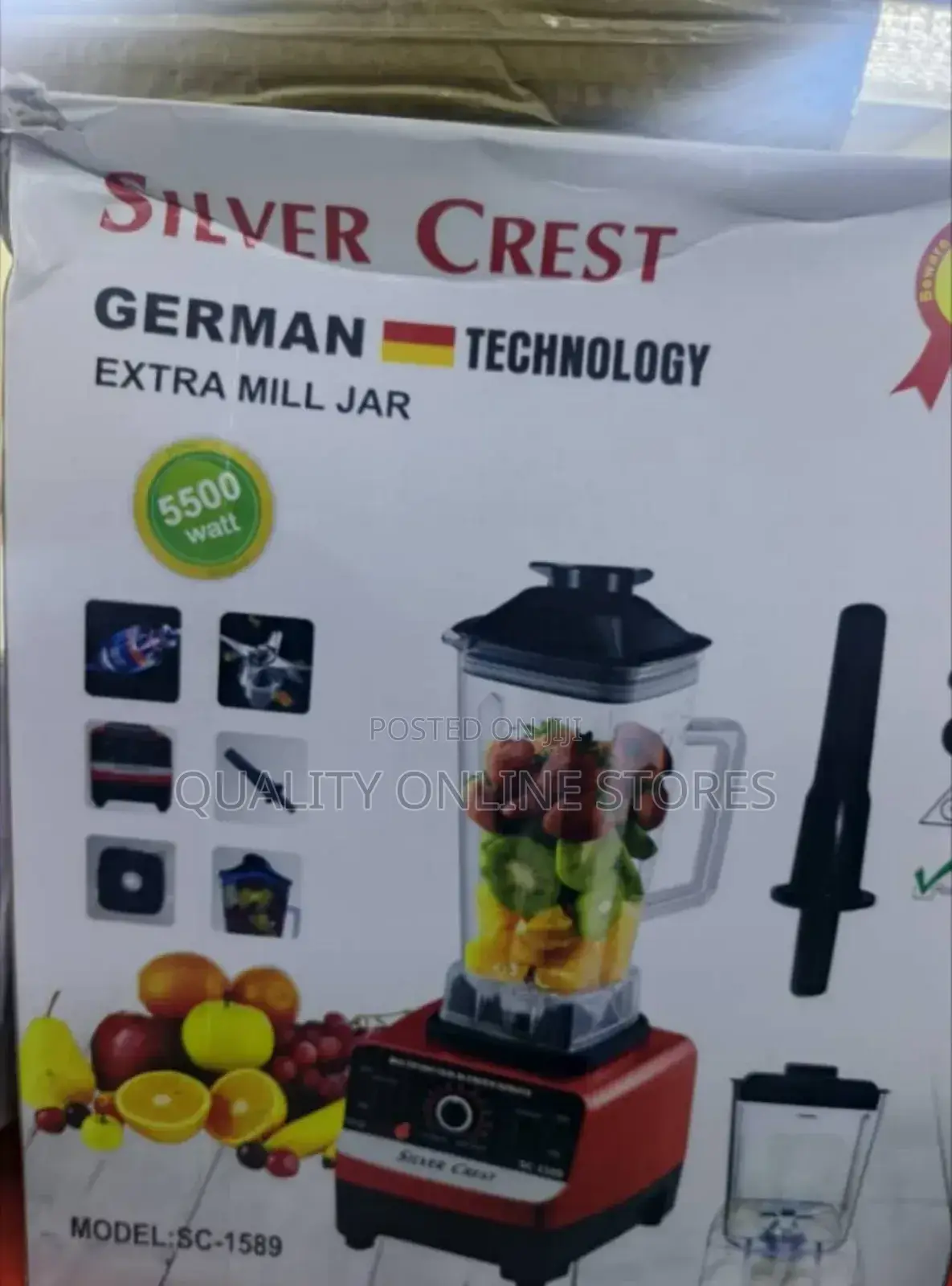 2 in 1 Sliver Crest Blender
