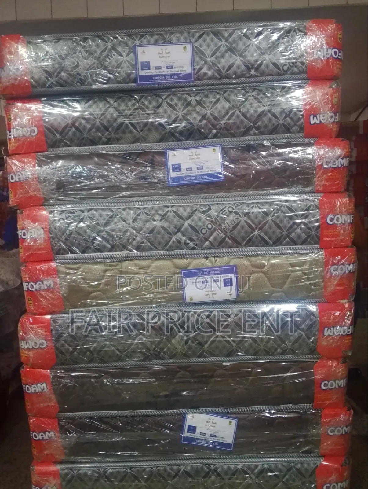 Comfoam Mattress High Density. 5*6*6inches. ( Gray)