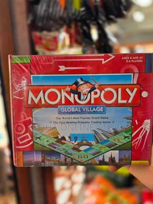 Classic Monopoly Board Game With a Global Theme