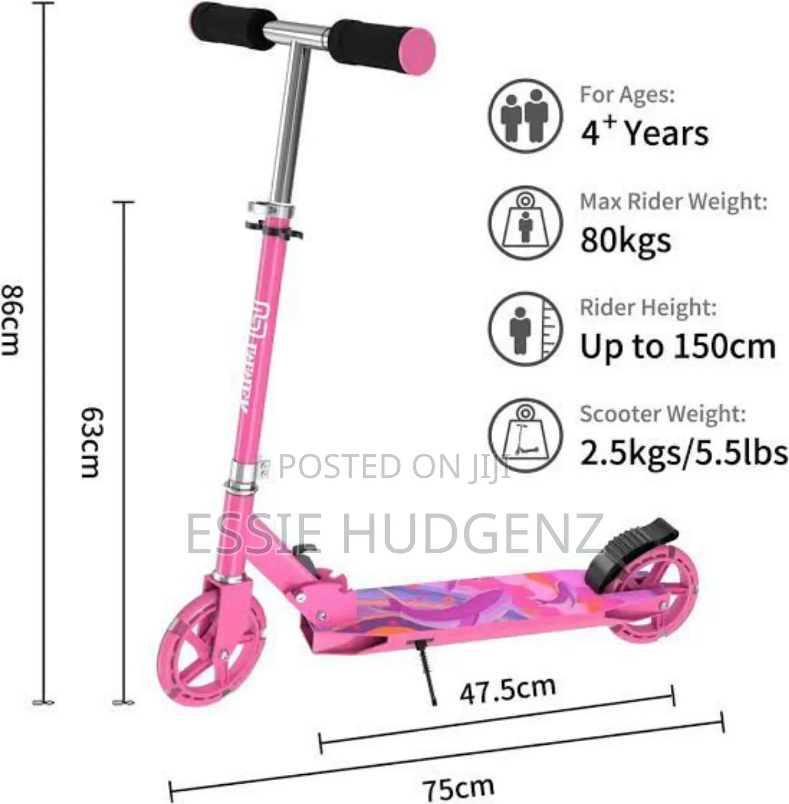 Scooter (Maximum Weight 80kgs)
