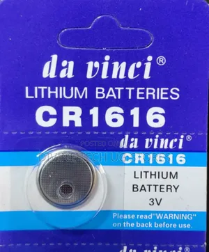 5 PCS Cr1616 Lithium Coin Cell Battery 3 Volts