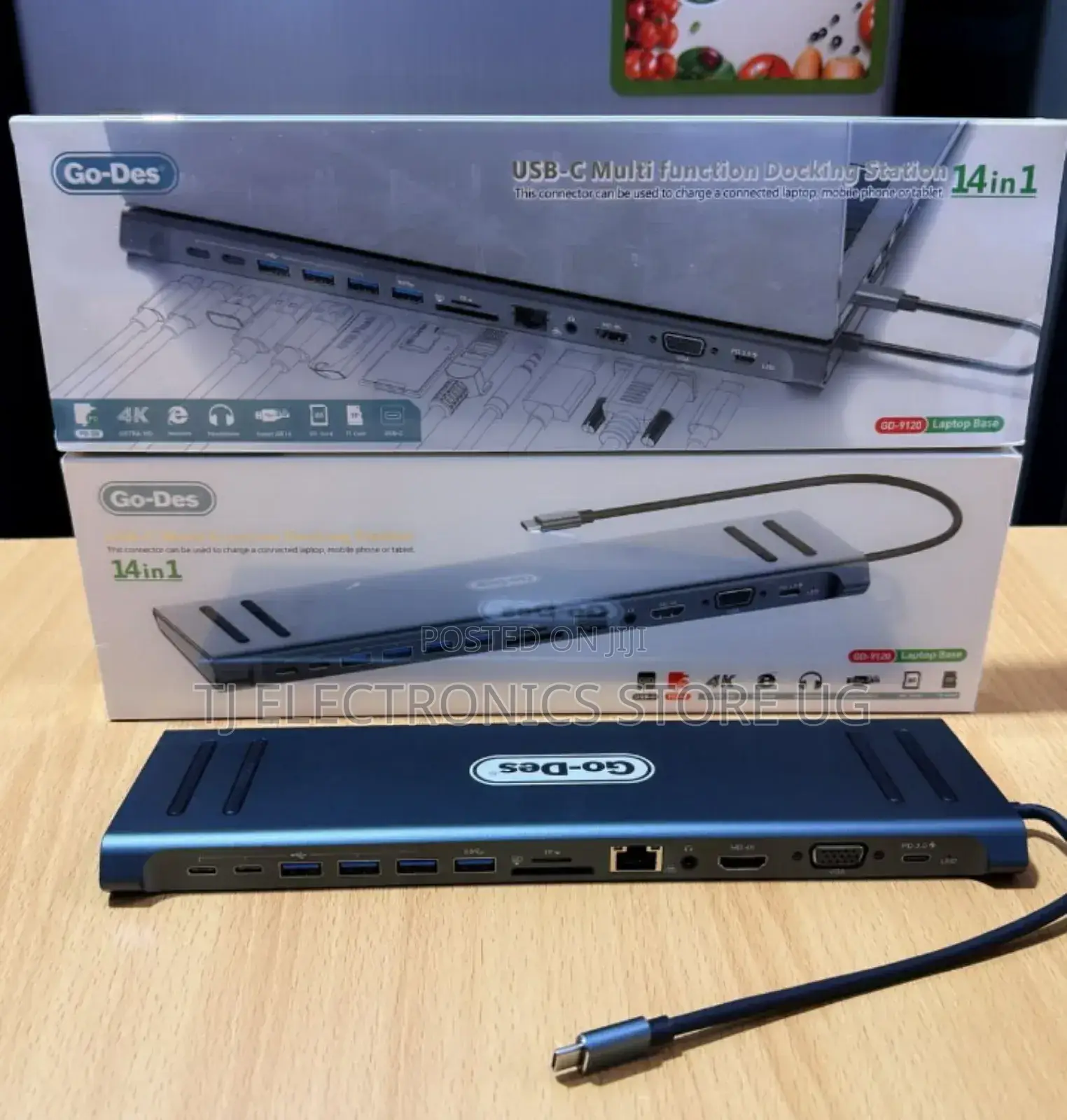 Go-Des 14in1 Usb-C Multi Function Docking Station
