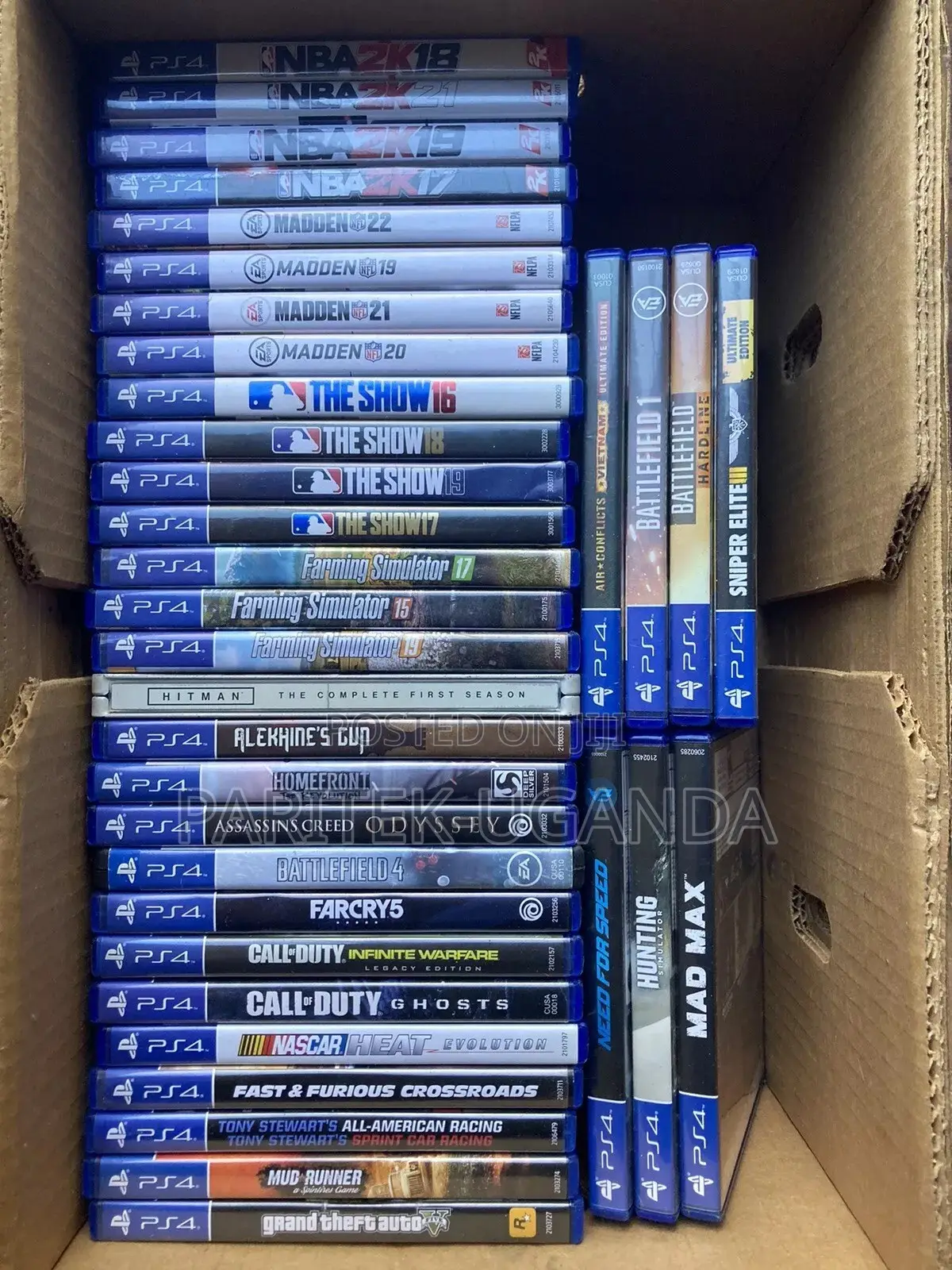 Ps4 Games Lot Bundle Used