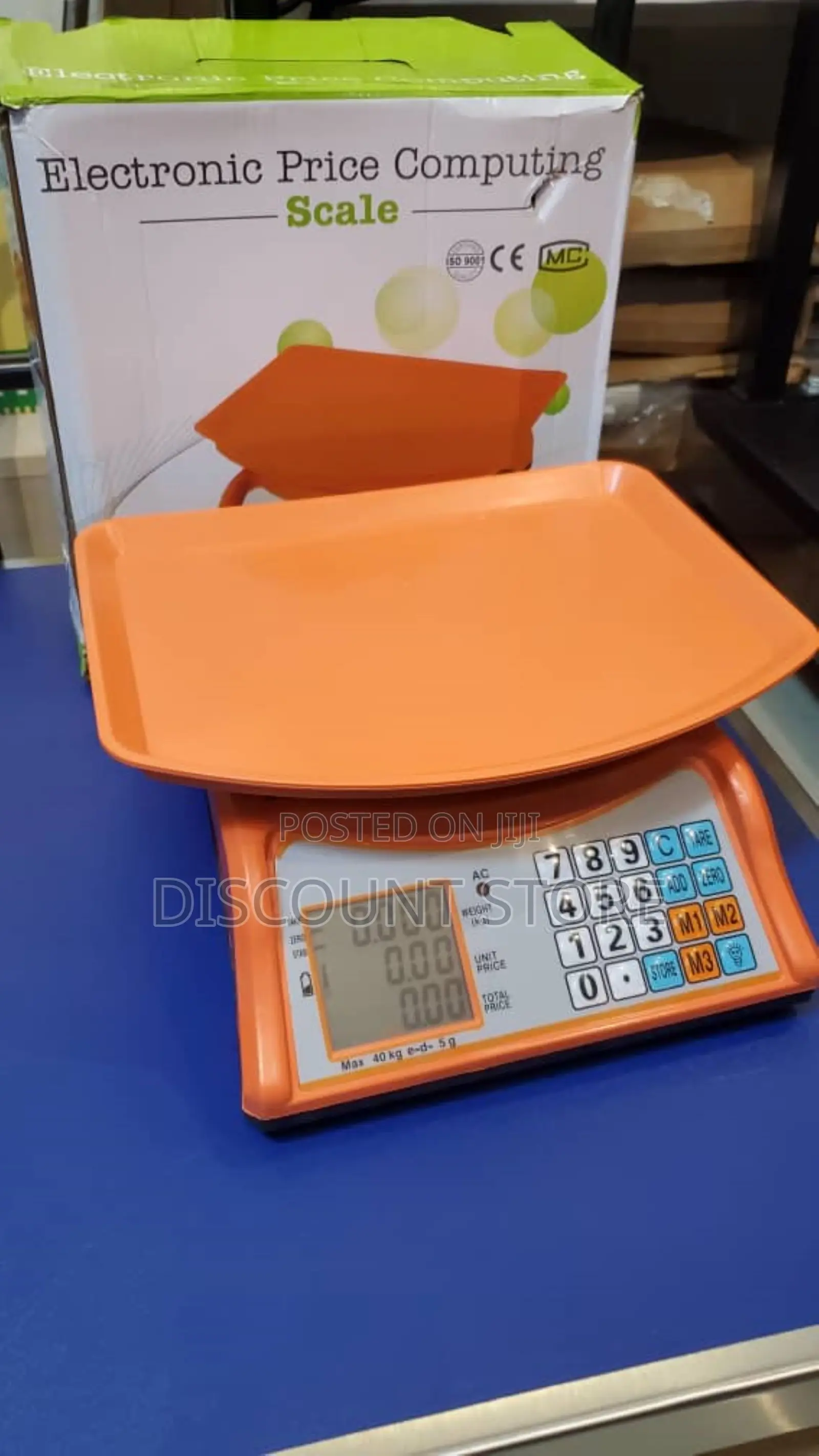 Tabletop Commercial Weighing Scale 38kg Commercial Scales