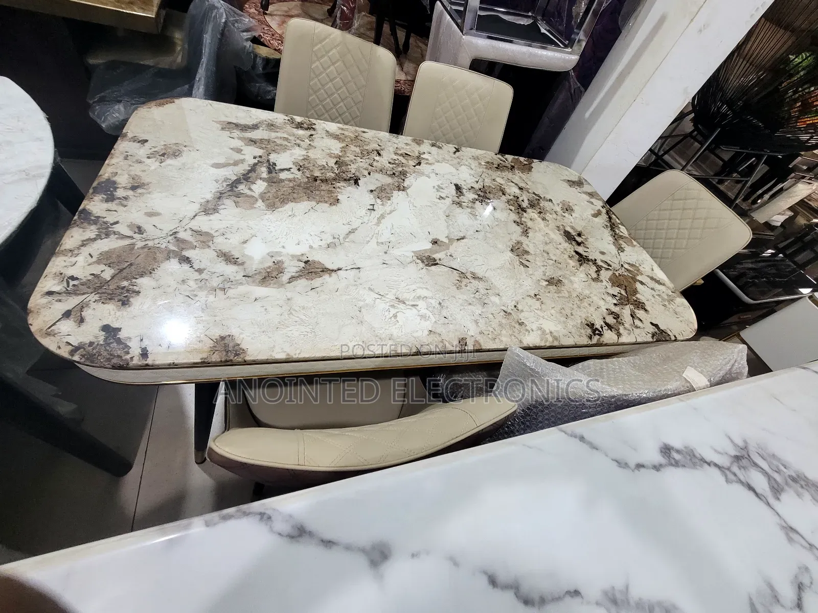 Marble Original Dining Table 6seats