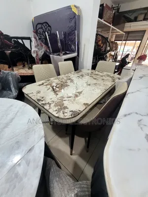 Marble Dining Table With 6chairs