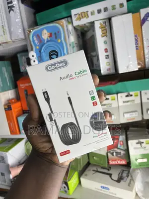 Go-Des Gac-36 Type C to 3.5mm Aux Cable