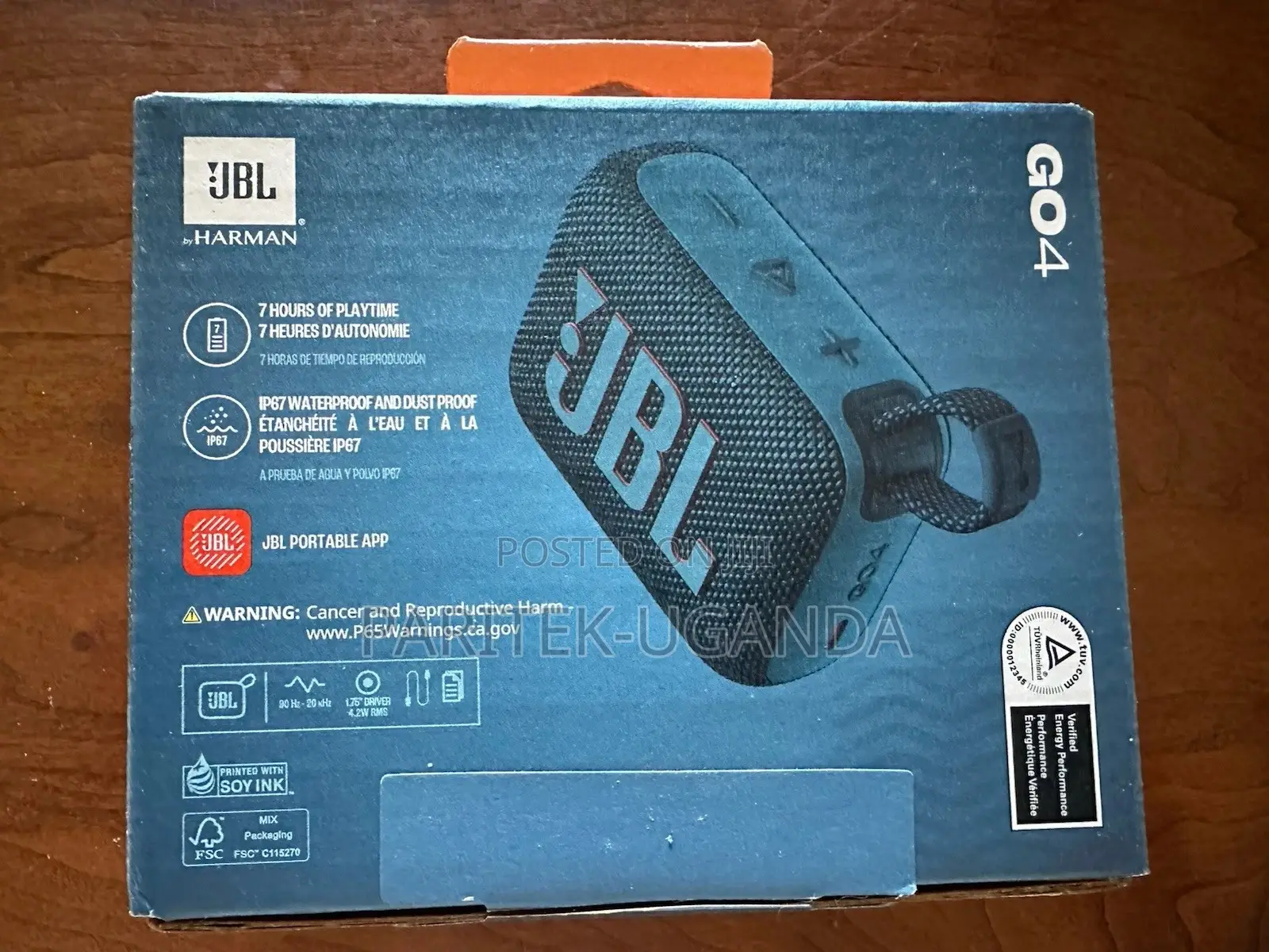 JBL Go 4 Wireless Speaker - Blue Brand New