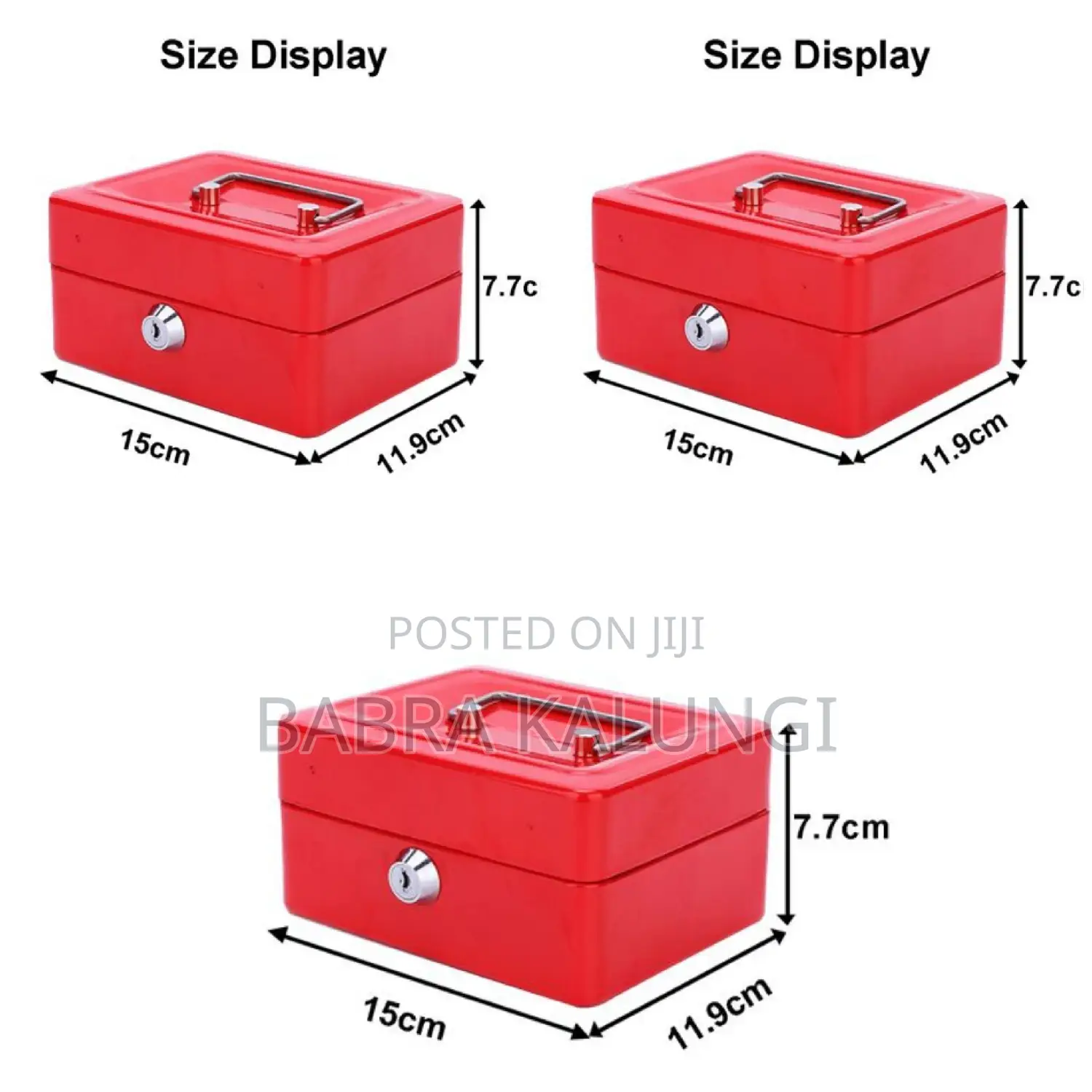 New Cash Box 10" 250mm X 200mm X 90mm