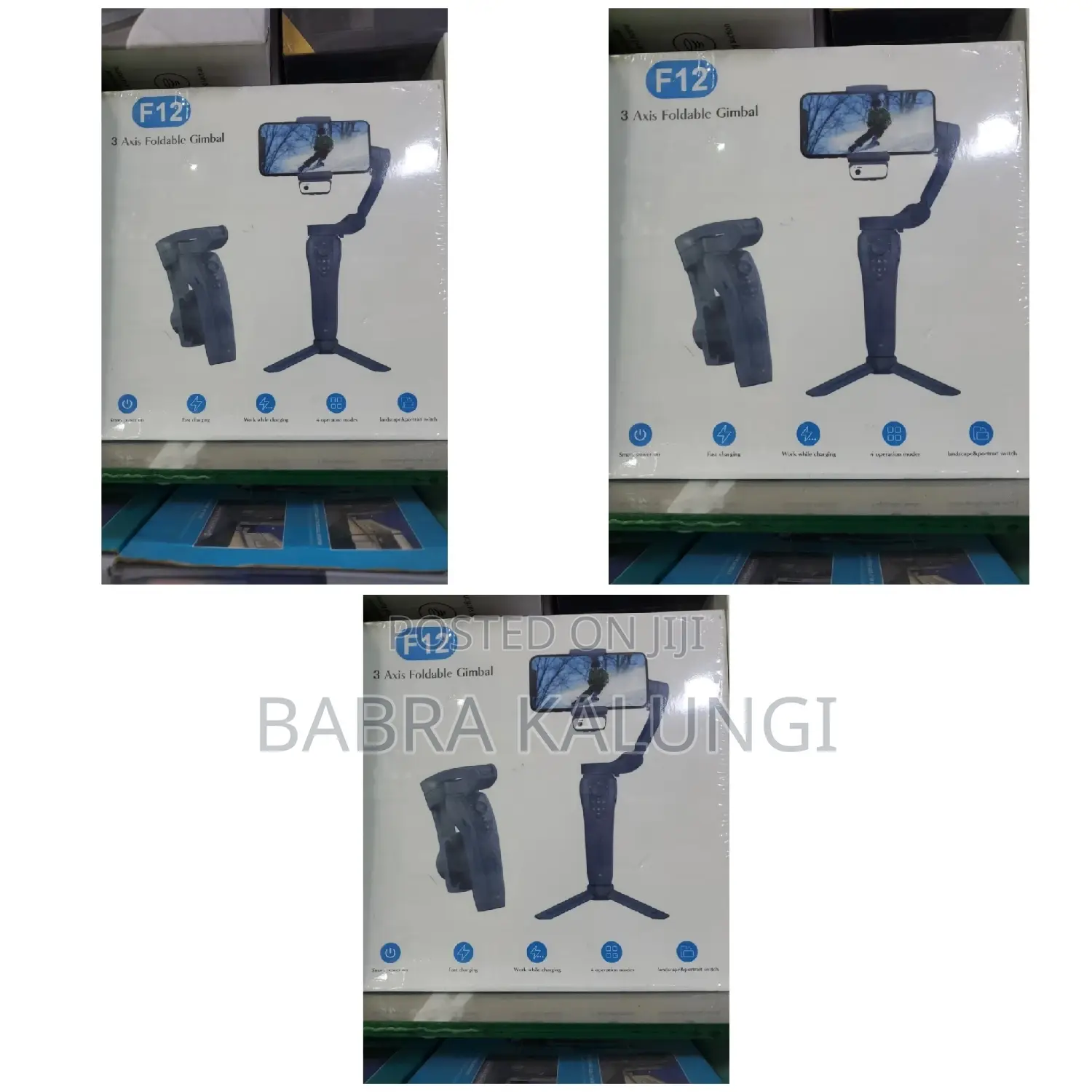 F12 3-Axis Handheld Foldable Gimbal