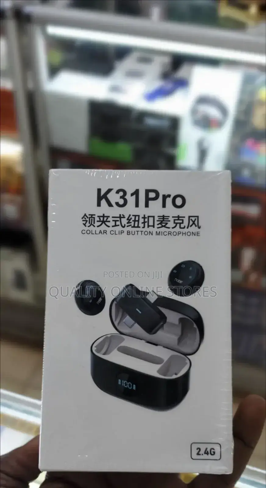 Button Wireless Microphone