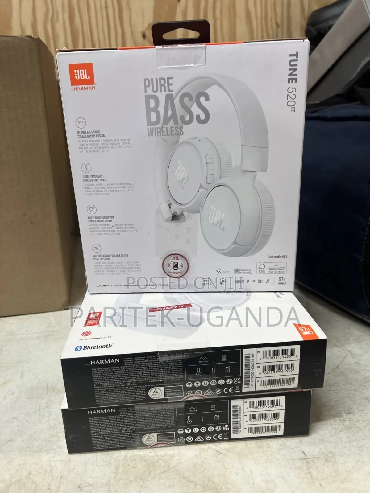 JBL Tune 520bt Bluetooth Wireless Headphones