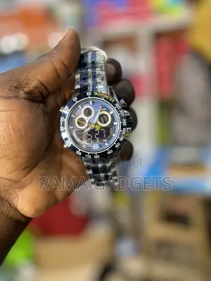 Nf9188 Silver Stainless Steel Dual Time Wrist Watch
