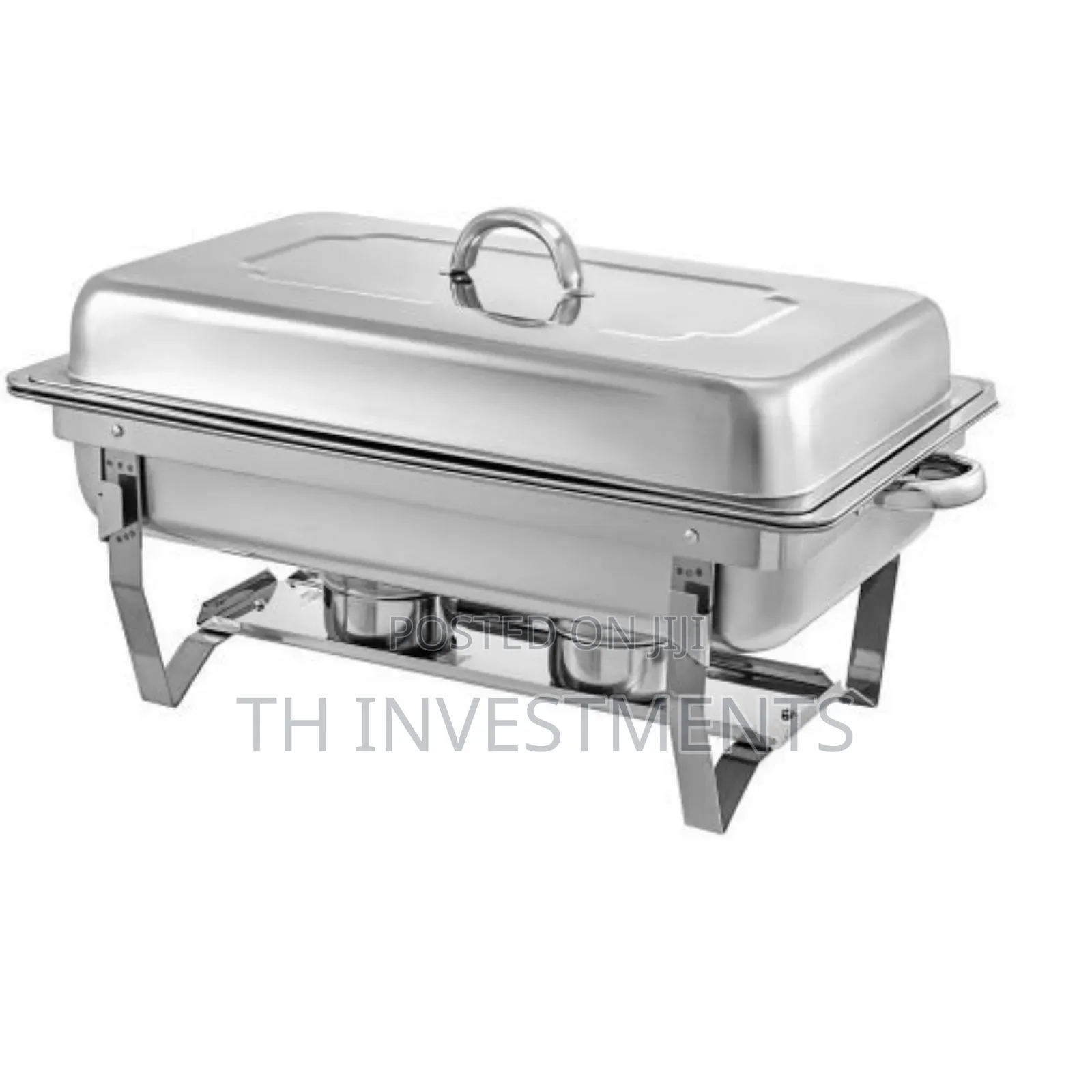9.5litre Stainless Steel Triple Serving/Chafing Dish