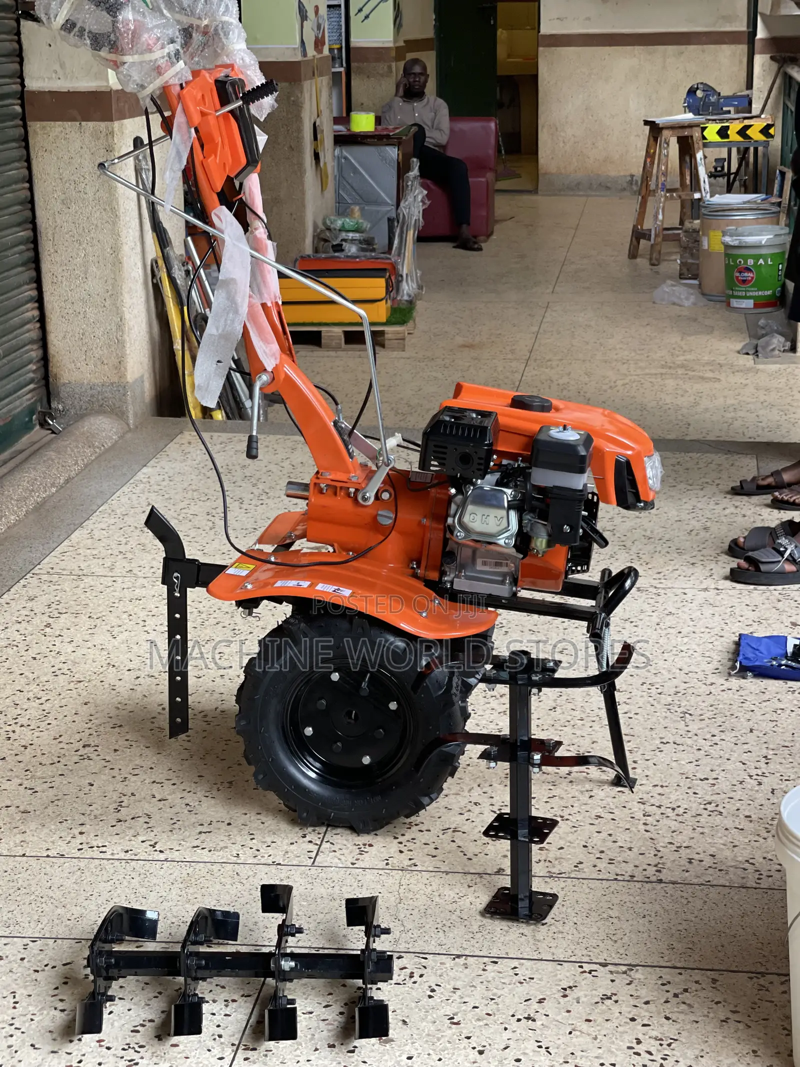Gasoline Garden Tiller Bison Brand