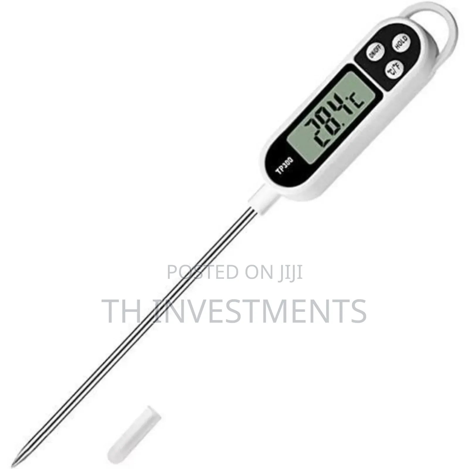 Digital Universal Kitchen Food Cooking Thermometer-White