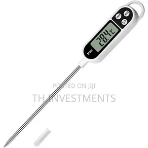 Digital Universal Kitchen Food Cooking Thermometer-White