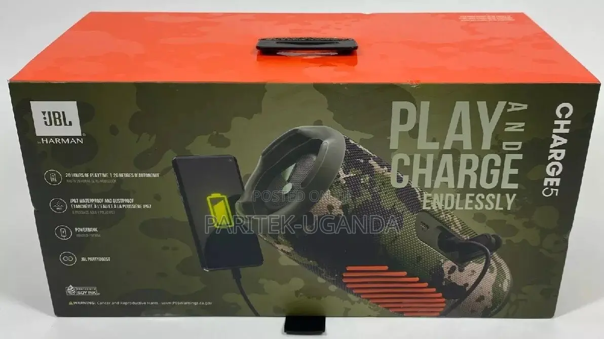 JBL Charge 5 Camouflage Bluetooth Speaker