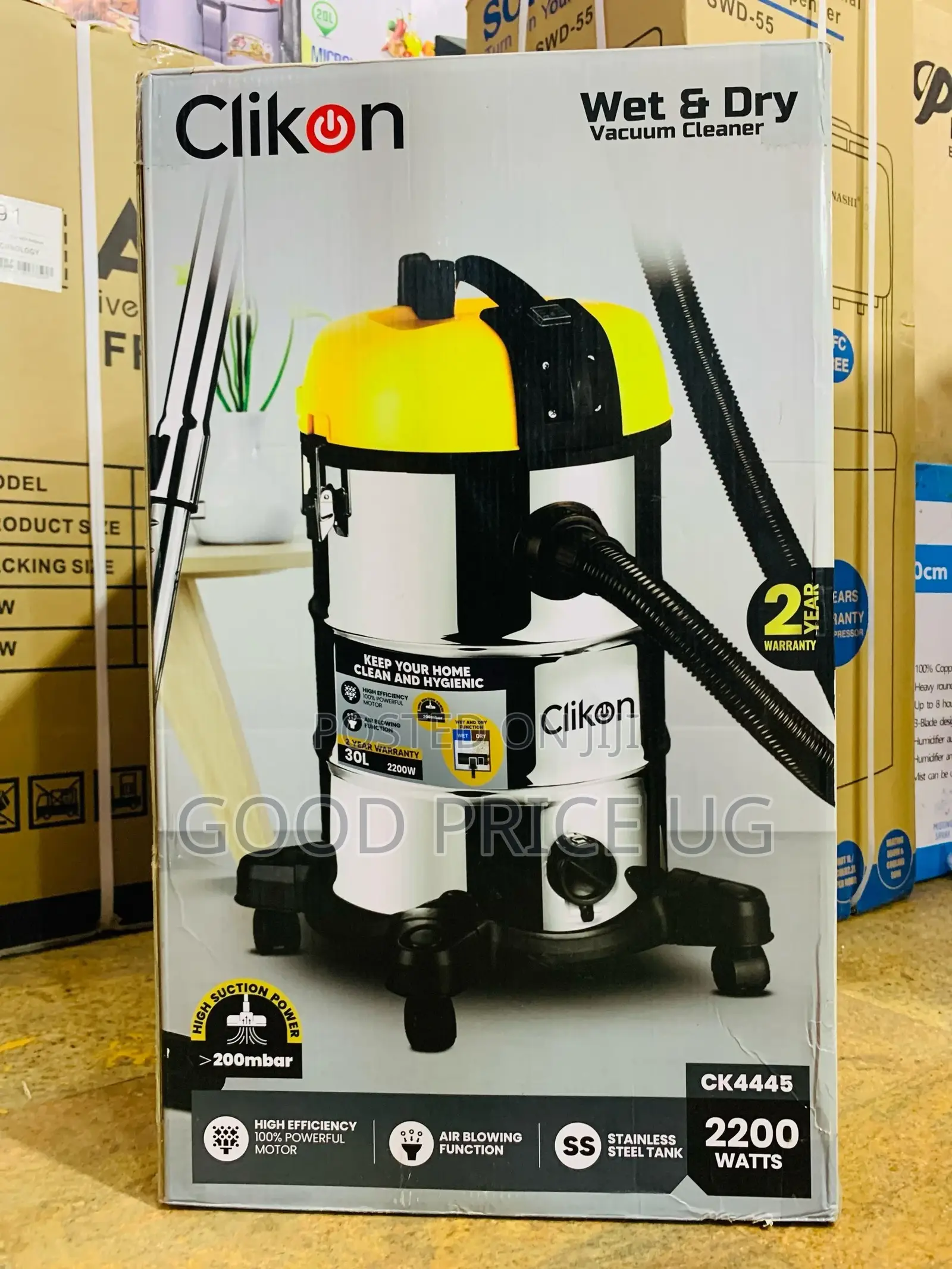 30l Clickon Wet,Dry and Blow Vacuum Cleaner