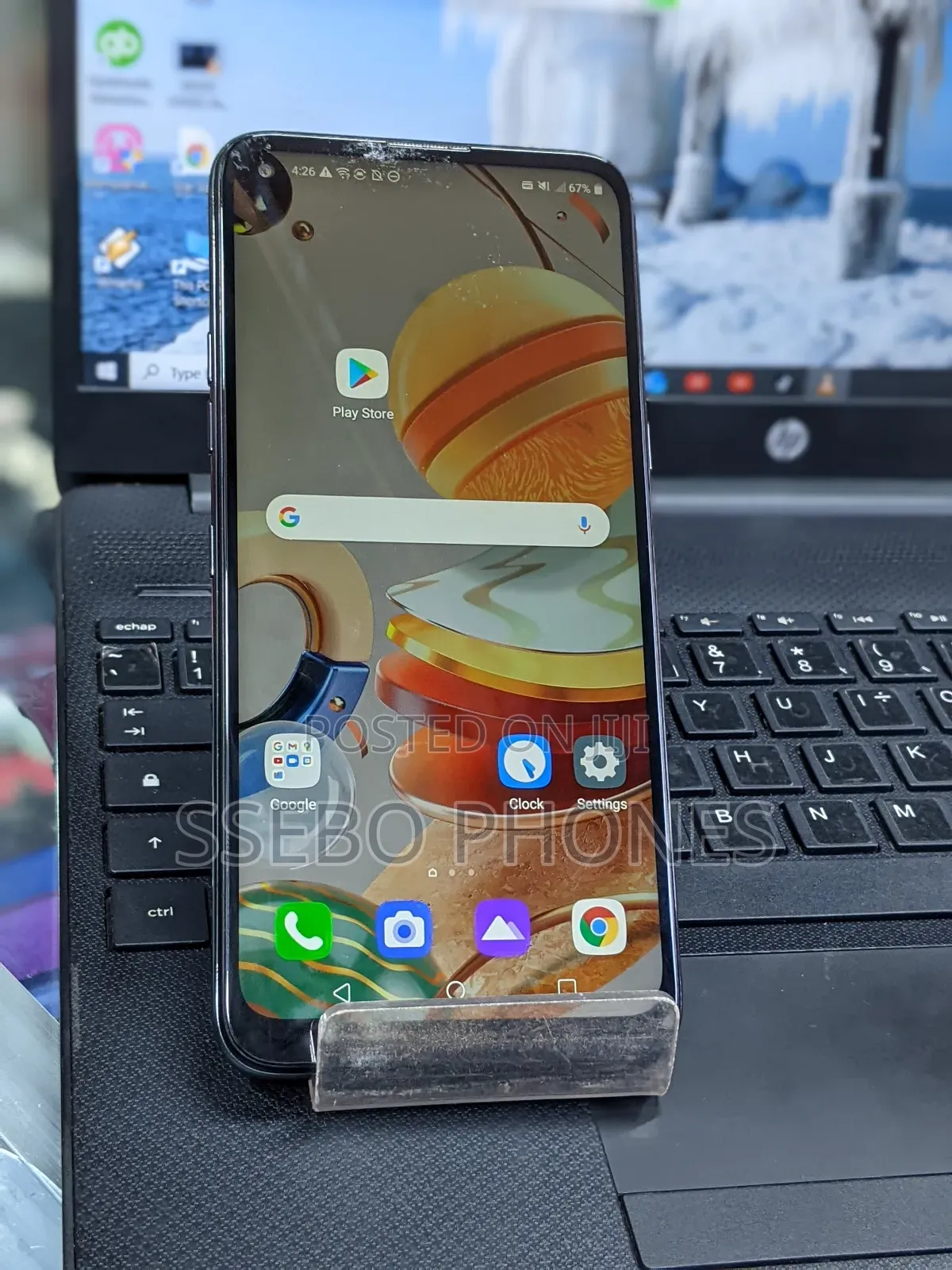 New LG Q61 64 GB Blue