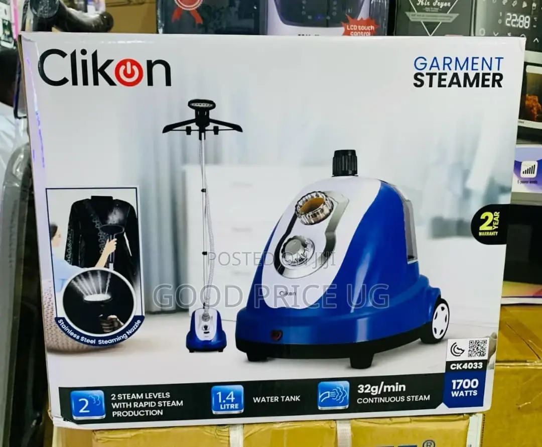 Clikon Garment Steamer 1.4l 1700watts
