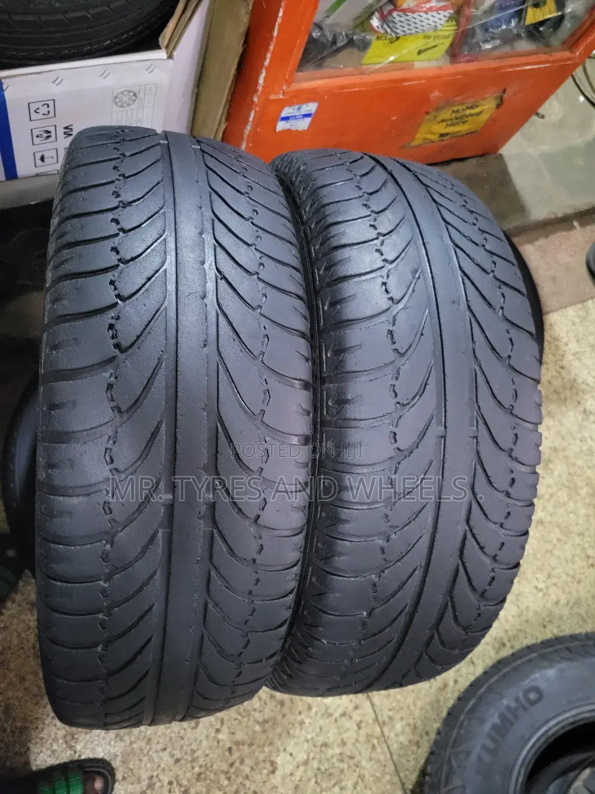 It's 205/65 R15 Jk Tires Used Bt Still Gd Tires. India 