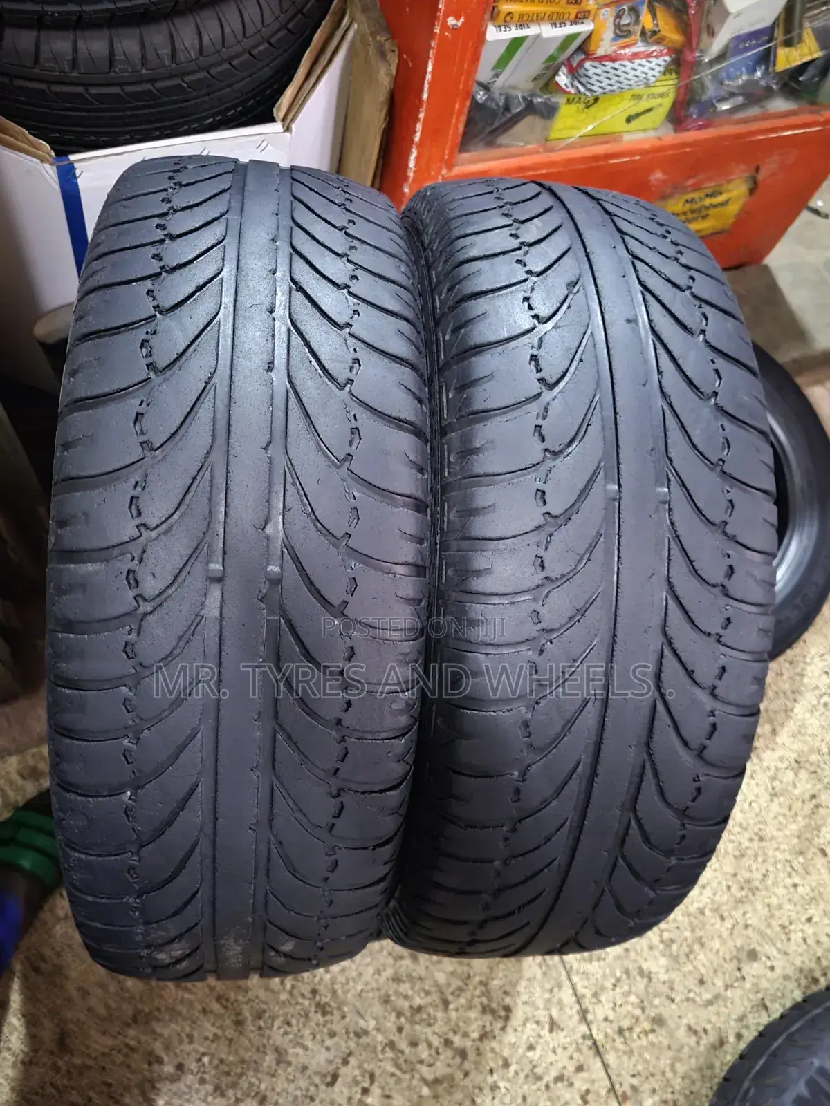 It's 205/65 R15 Jk Tires Used Bt Still Gd Tires. India 