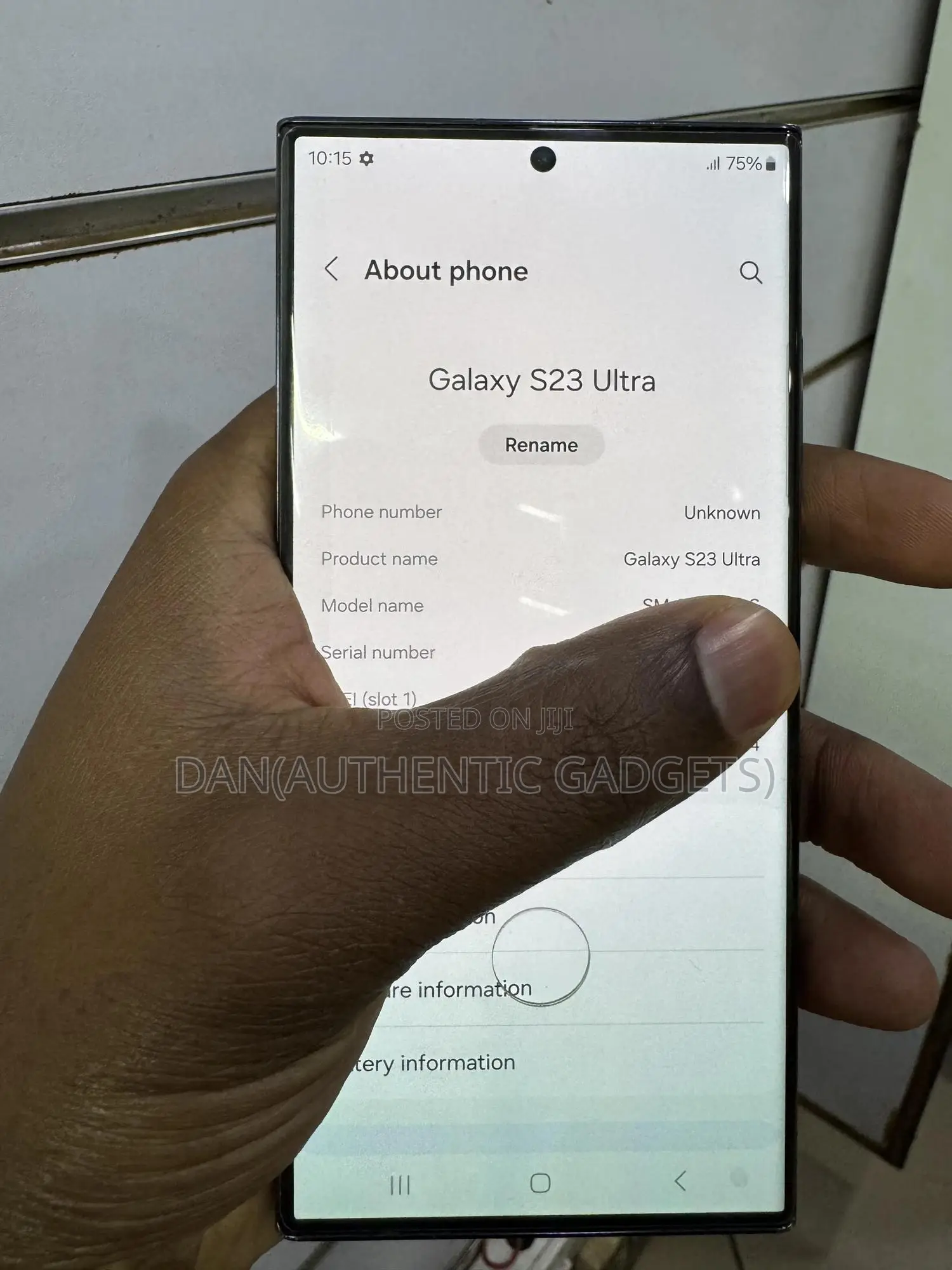 Samsung Galaxy S23 Ultra 256 GB Black