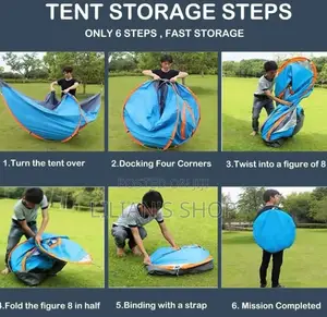 3 to 4 Person Automatic Camping Tent