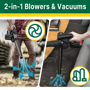 Cordless Electric Air Blower Vacuum Clean Blowing