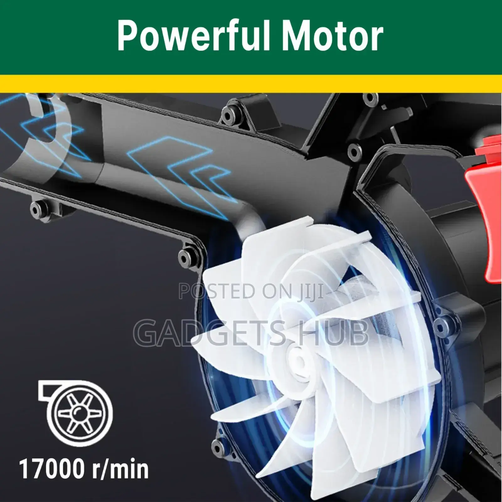 Cordless Electric Air Blower Vacuum Clean Blowing