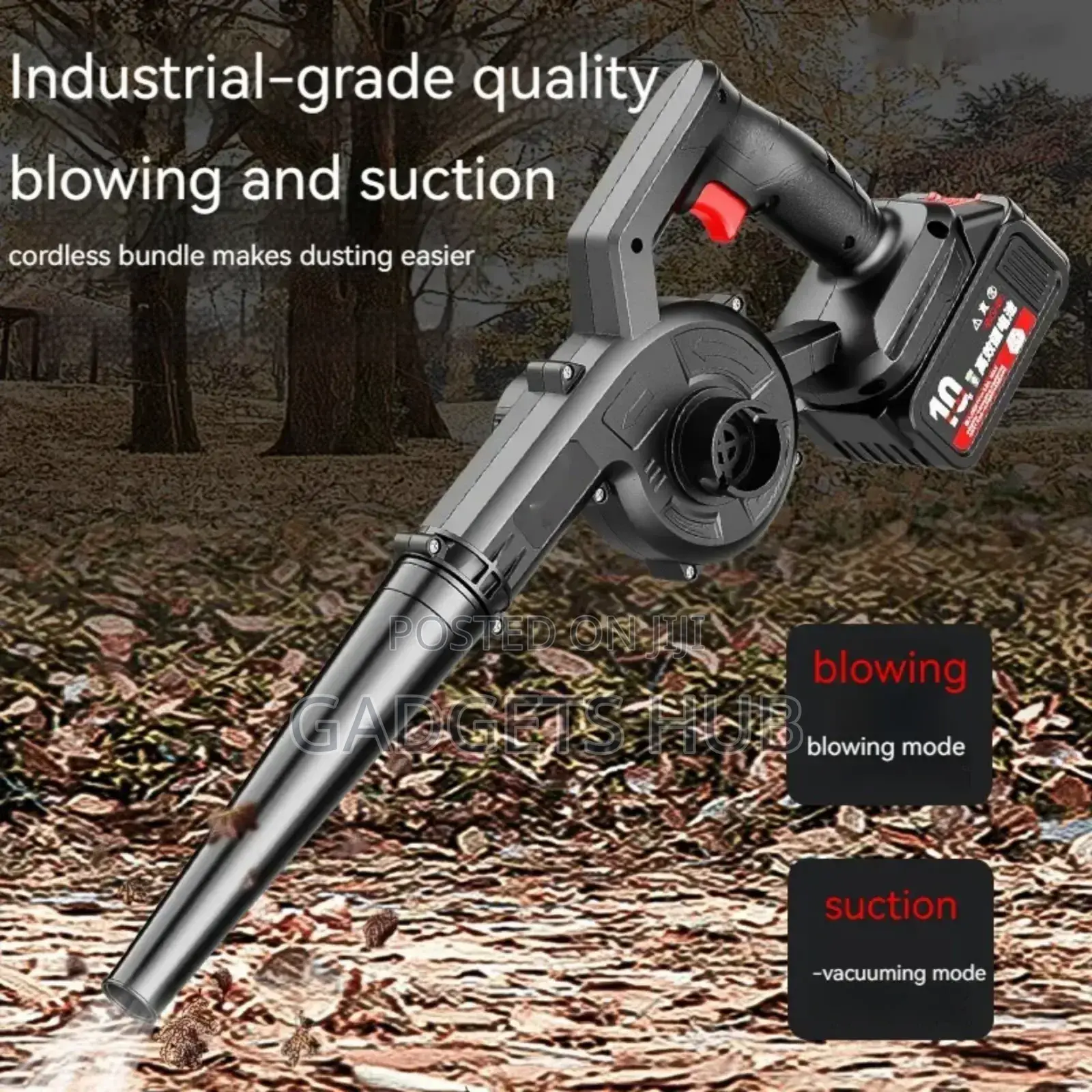 Cordless Electric Air Blower Vacuum Clean Blowing