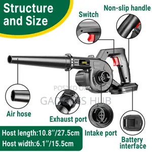 Cordless Electric Air Blower Vacuum Clean Blowing