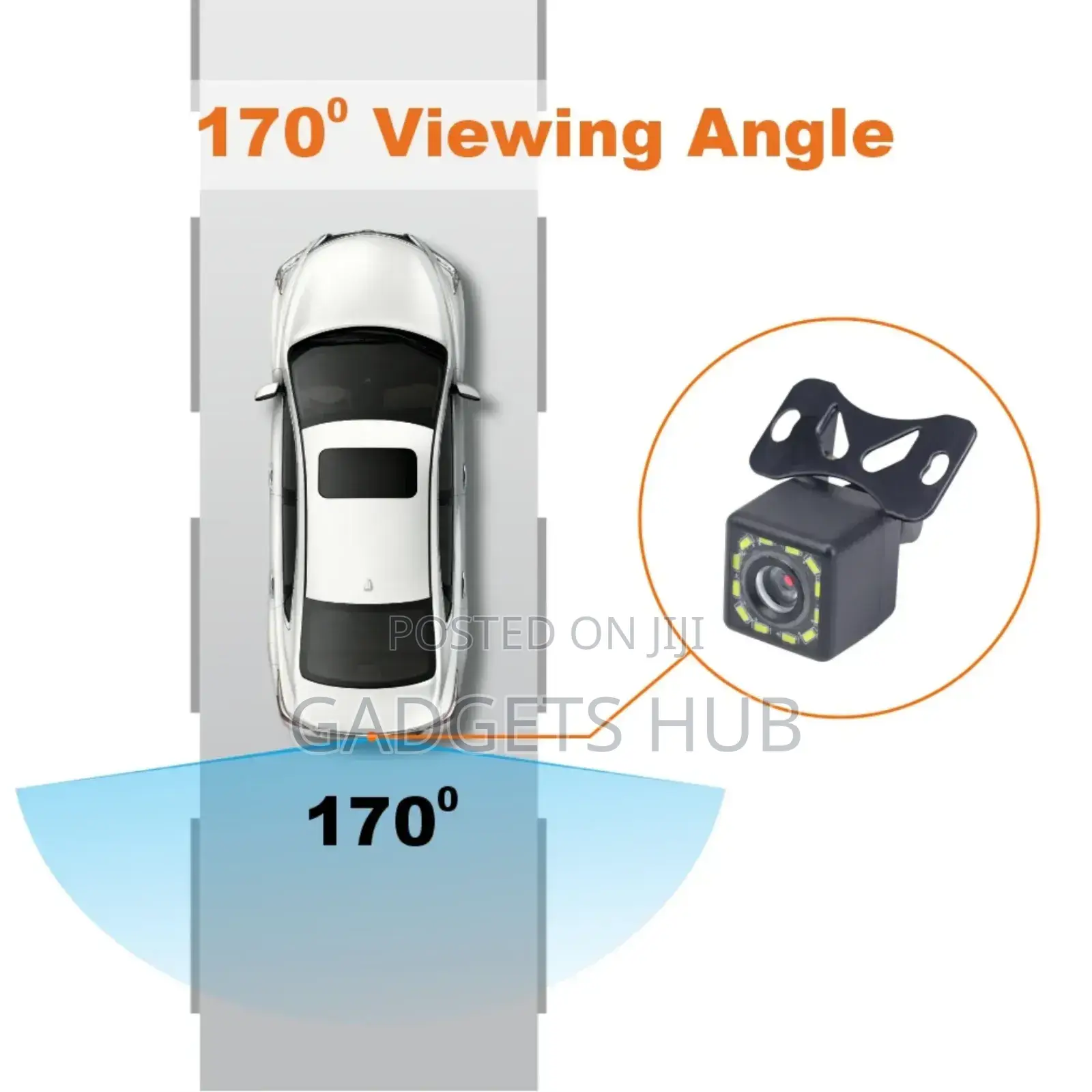 Car Reverse Camera Back Led Round Backup