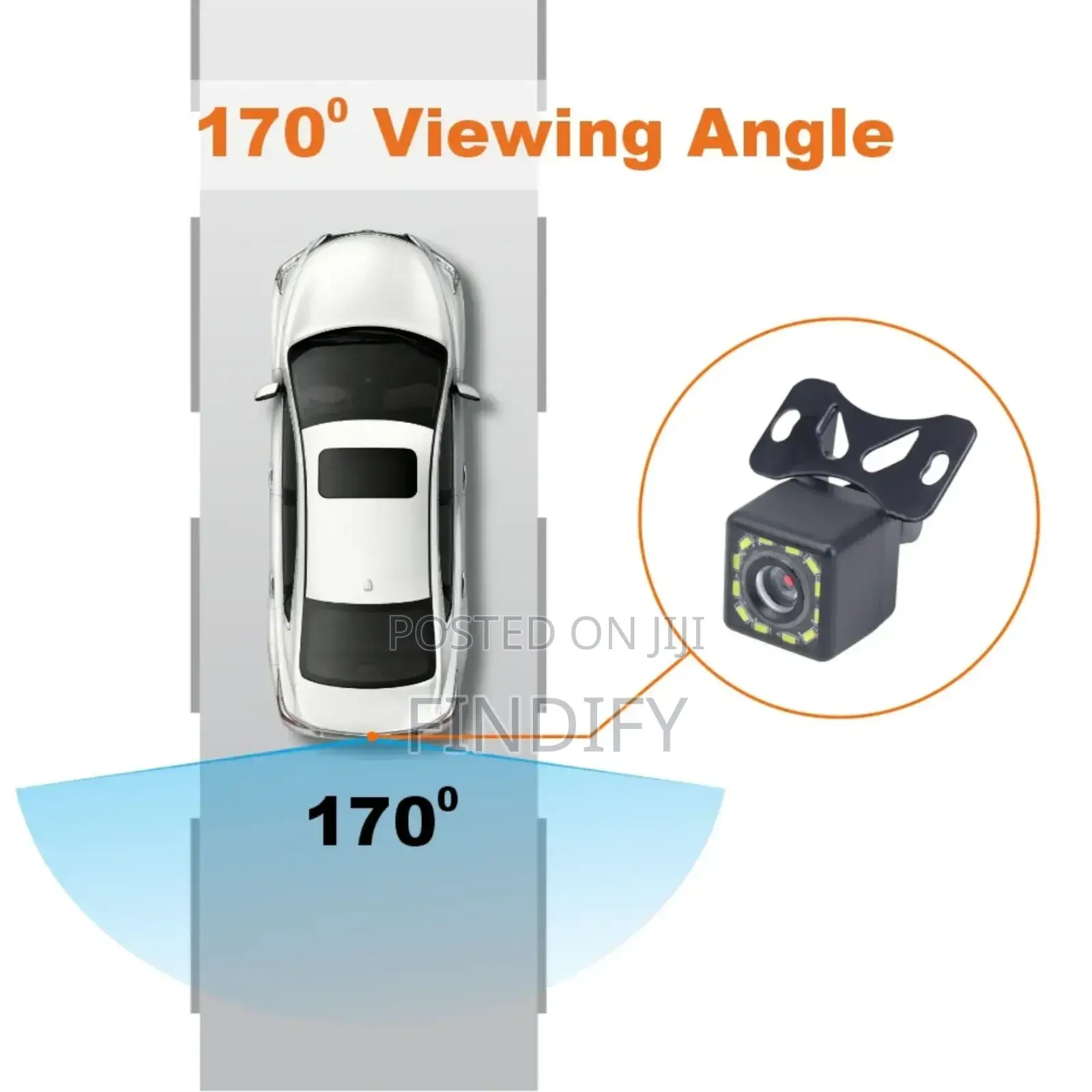 Car Reverse Camera Back Led Round Backup