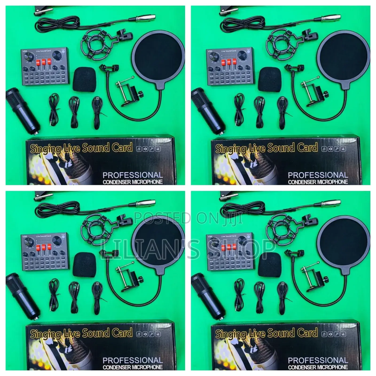 New Live Sound Card Condenser Microphone