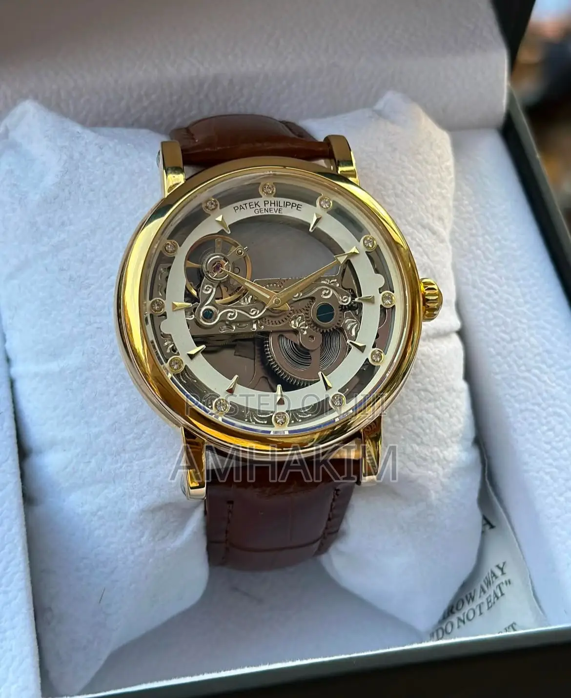 Classic Patek Philippe Geneve See Through Watch in Stock