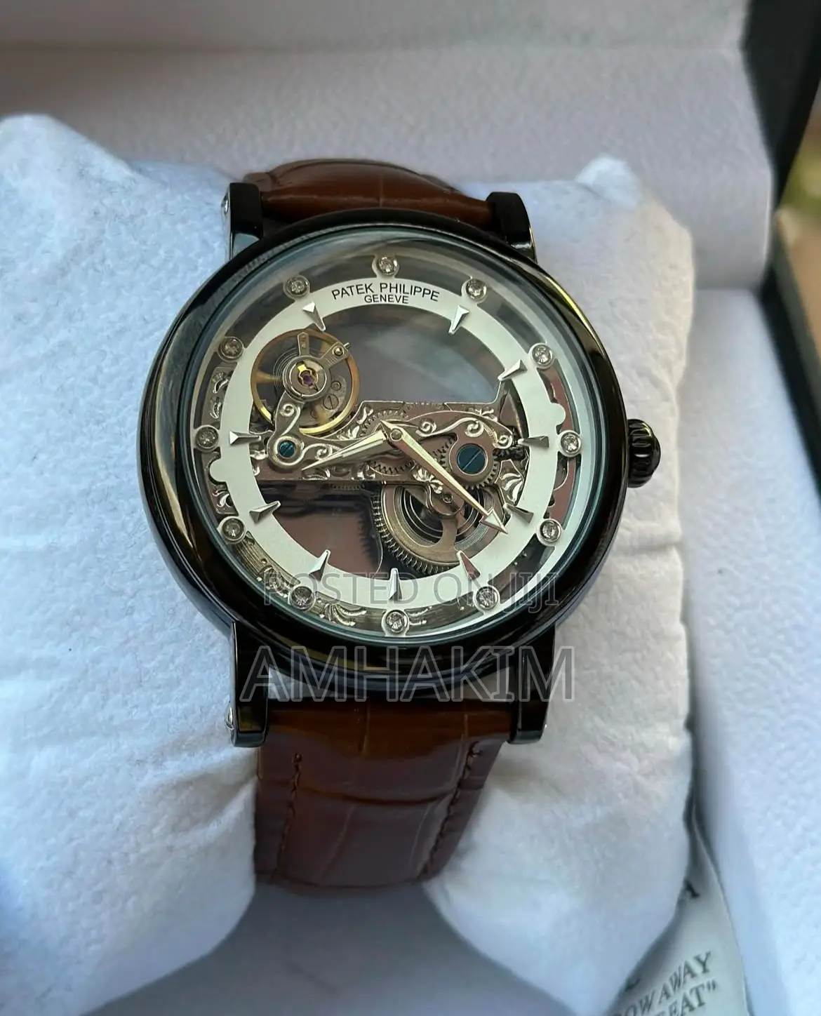 Classic Patek Philippe Geneve See Through Watch in Stock