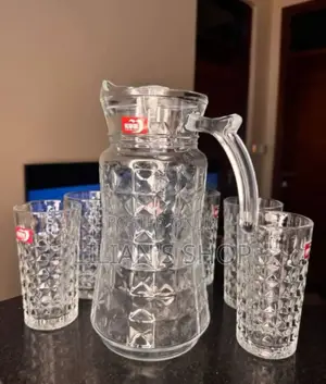 Glass Water Jug Pitcher Set