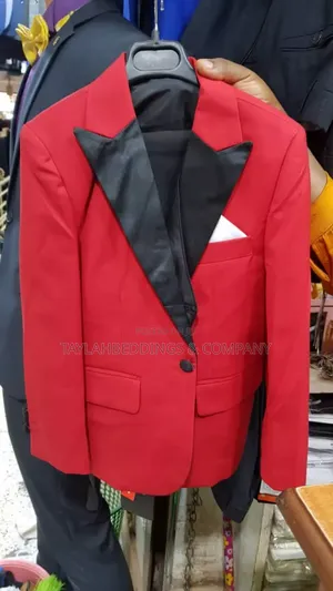 Boys Red Classic Style Suit Business Wedding Party Tuxedo