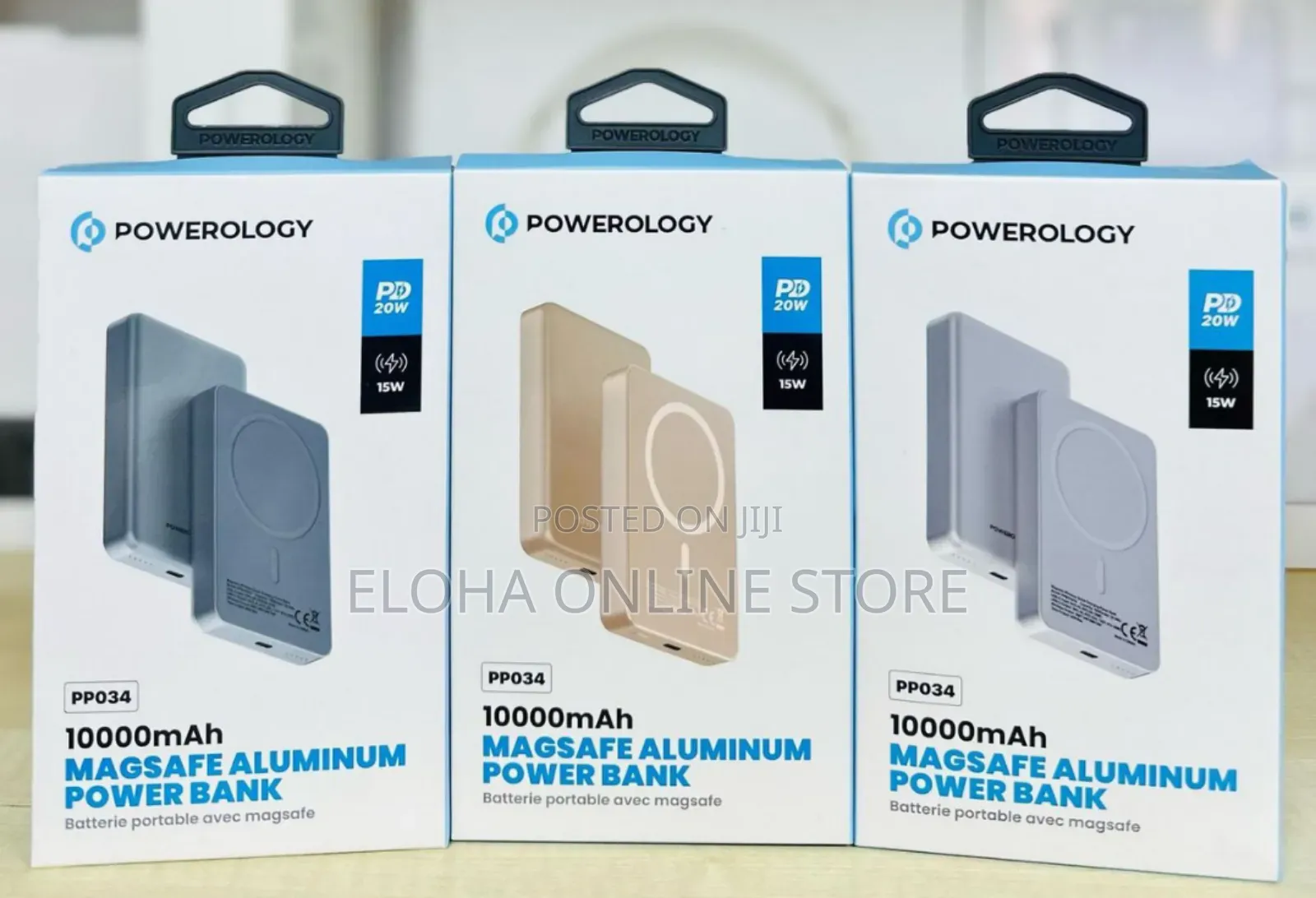 Powerology 10000mah Magsafe Aluminum Power Bank