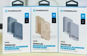 Powerology 10000mah Magsafe Aluminum Power Bank