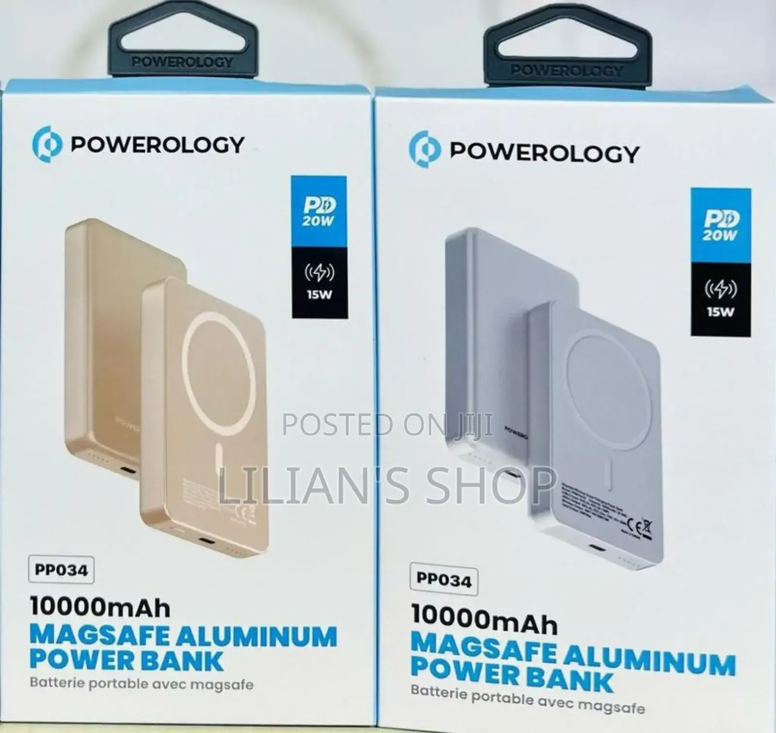 Powerology 10000mah Magsafe Aluminum Power Bank