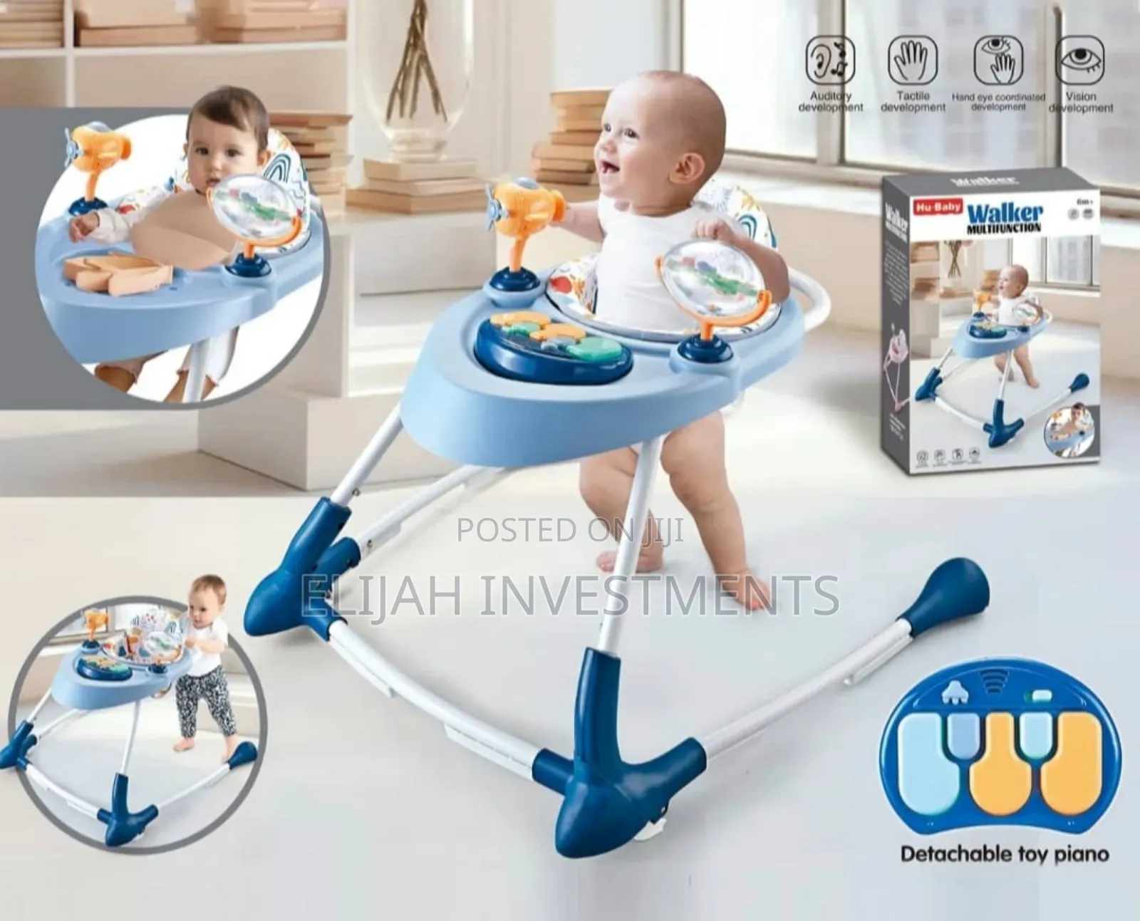 Multifunction Step in Baby Walker