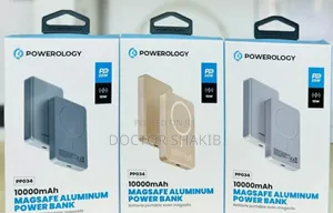 New Powerology 10000mah Magsafe Aluminum Power Bank