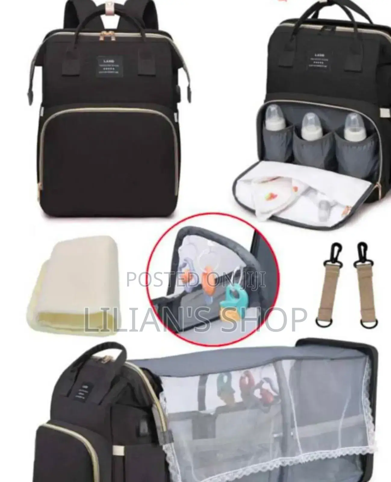 Multifunction Portable Baby Backpack Bag and Bed