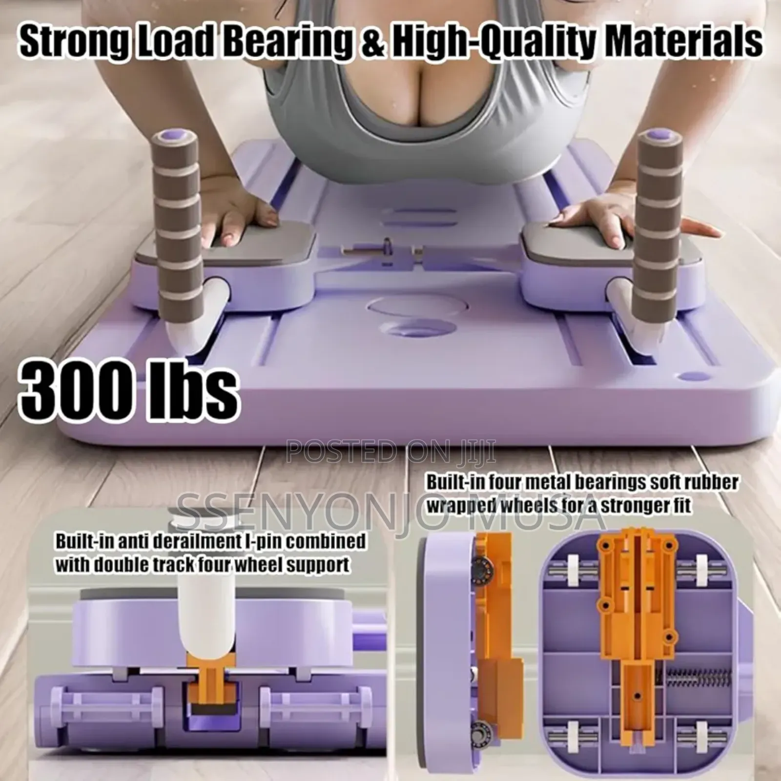 Multi-Functional Ab Roller Trainer-Core Strength Abdominal